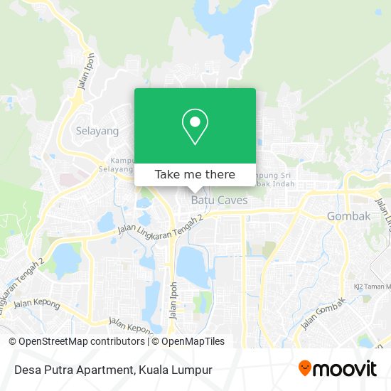 Peta Desa Putra Apartment