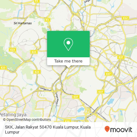 Peta SKK, Jalan Rakyat 50470 Kuala Lumpur