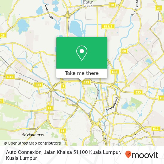 Auto Connexion, Jalan Khalsa 51100 Kuala Lumpur map