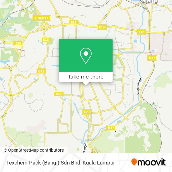Texchem-Pack (Bangi) Sdn Bhd map