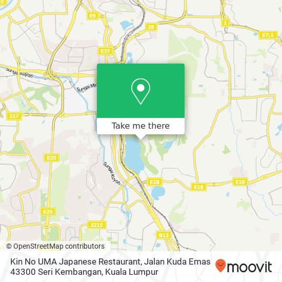 Kin No UMA Japanese Restaurant, Jalan Kuda Emas 43300 Seri Kembangan map