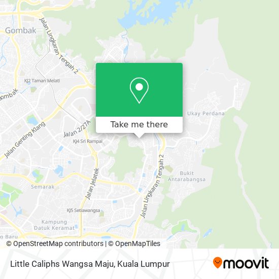 Little Caliphs Wangsa Maju map