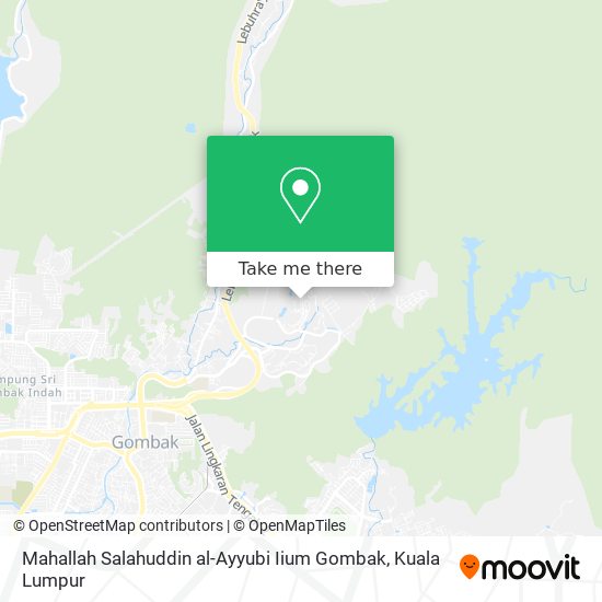 Mahallah Salahuddin al-Ayyubi Iium Gombak map