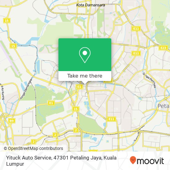 Yituck Auto Service, 47301 Petaling Jaya map