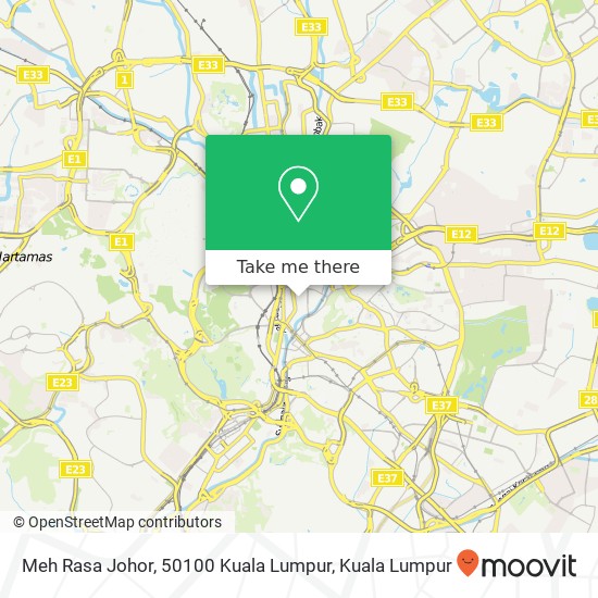 Meh Rasa Johor, 50100 Kuala Lumpur map