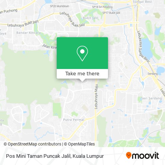 Pos Mini Taman Puncak Jalil map