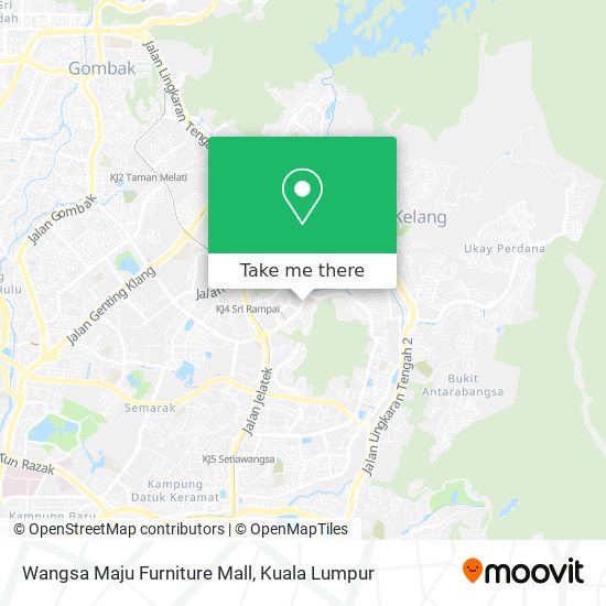 Peta Wangsa Maju Furniture Mall