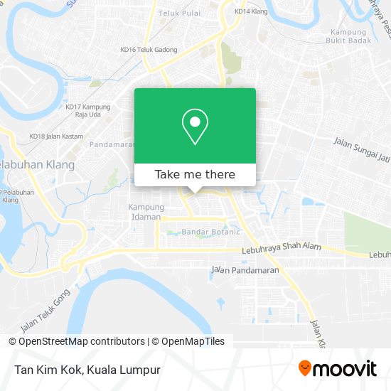 Peta Tan Kim Kok