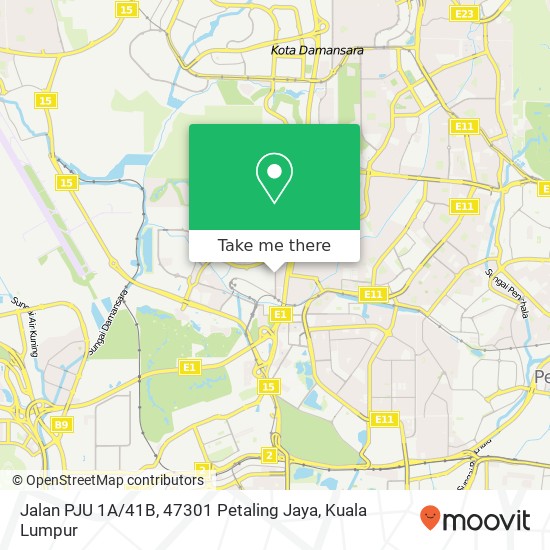 Jalan PJU 1A / 41B, 47301 Petaling Jaya map