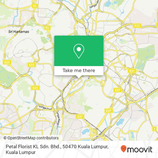 Petal Florist KL Sdn. Bhd., 50470 Kuala Lumpur map