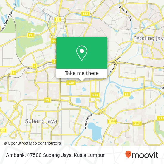 Peta Ambank, 47500 Subang Jaya