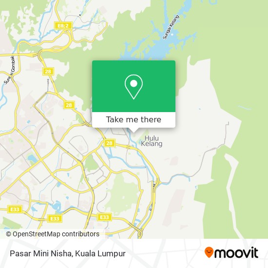 Pasar Mini Nisha map