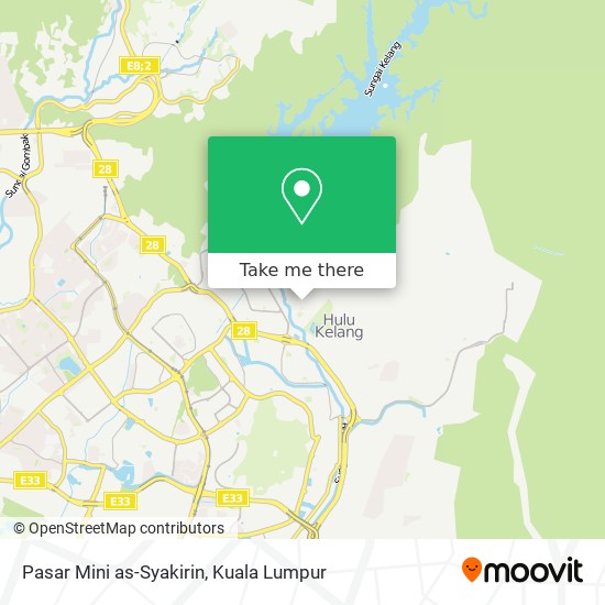 Pasar Mini as-Syakirin map