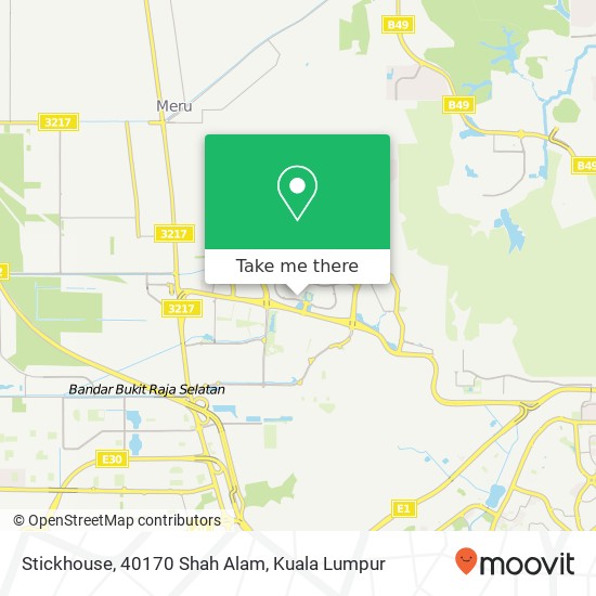 Stickhouse, 40170 Shah Alam map