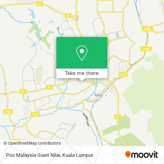 Bagaimana Untuk Pergi Ke Pos Malaysia Giant Nilai Di Seremban Menggunakan Bas Atau Keretapi