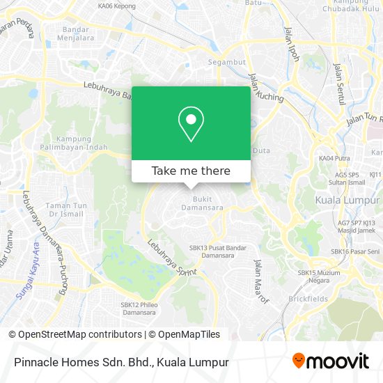 Peta Pinnacle Homes Sdn. Bhd.
