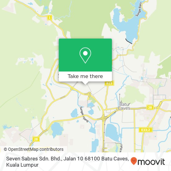 Seven Sabres Sdn. Bhd., Jalan 10 68100 Batu Caves map