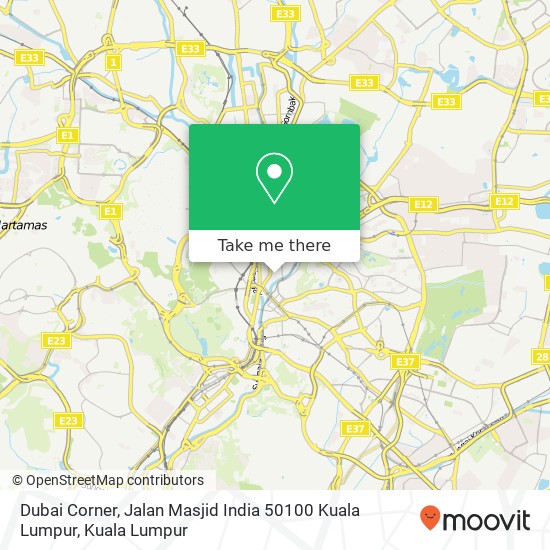 Dubai Corner, Jalan Masjid India 50100 Kuala Lumpur map