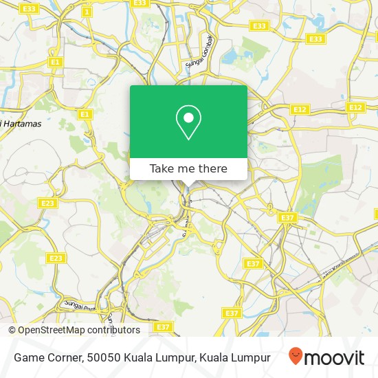 Game Corner, 50050 Kuala Lumpur map