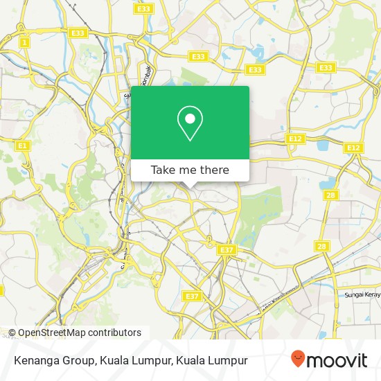 Kenanga Group, Kuala Lumpur map