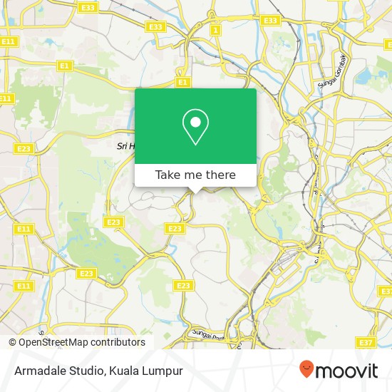 Armadale Studio map