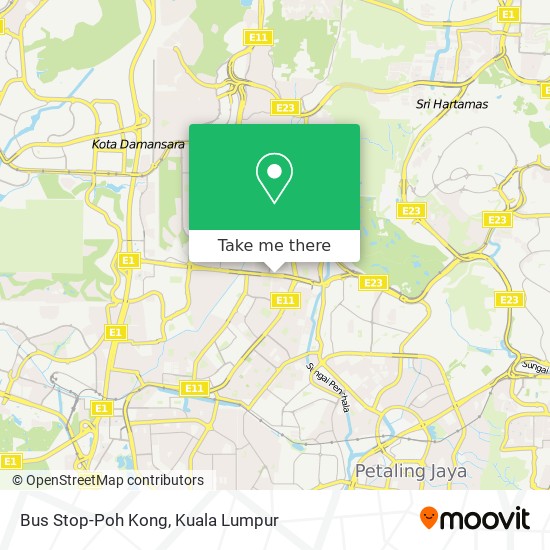 Bus Stop-Poh Kong map