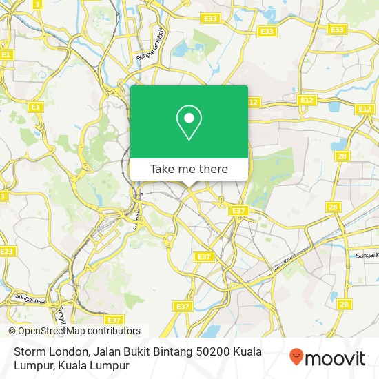 Storm London, Jalan Bukit Bintang 50200 Kuala Lumpur map