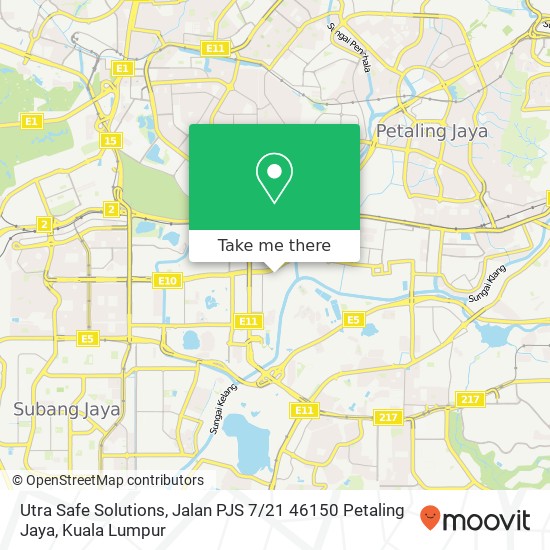Utra Safe Solutions, Jalan PJS 7 / 21 46150 Petaling Jaya map