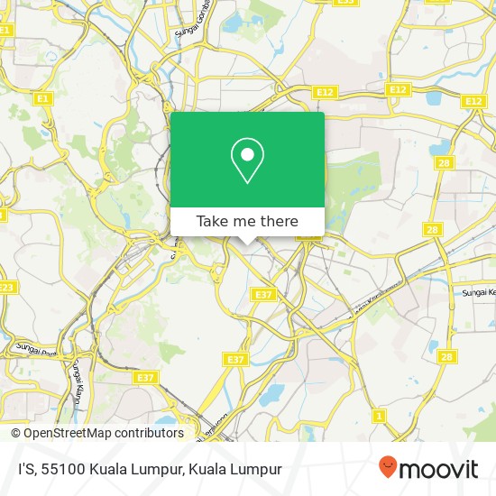 I'S, 55100 Kuala Lumpur map