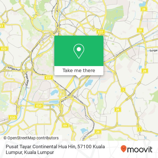 Pusat Tayar Continental Hua Hin, 57100 Kuala Lumpur map