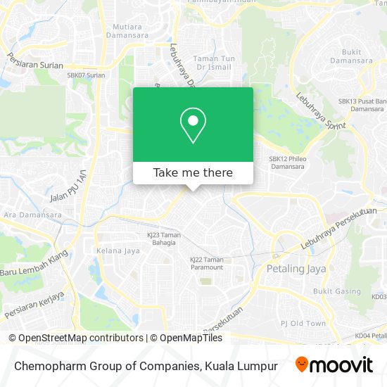 Chemopharm Group of Companies map