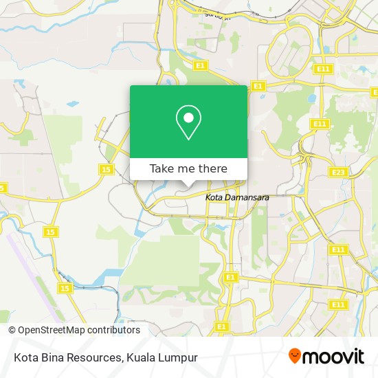 Kota Bina Resources map