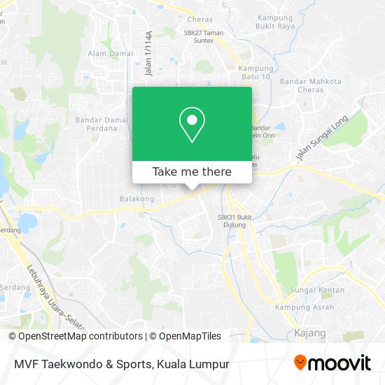 MVF Taekwondo & Sports map