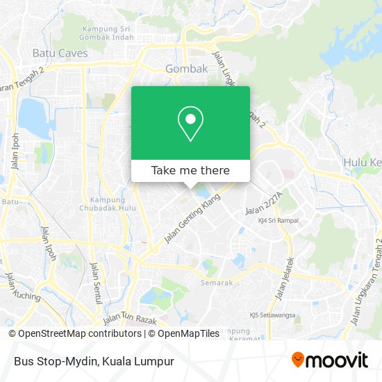 Bus Stop-Mydin map