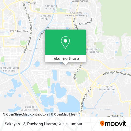 Seksyen 13, Puchong Utama map