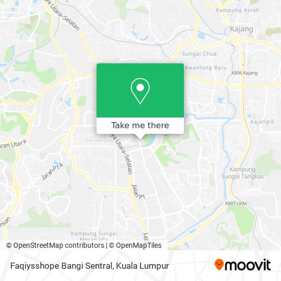 Faqiysshope Bangi Sentral map