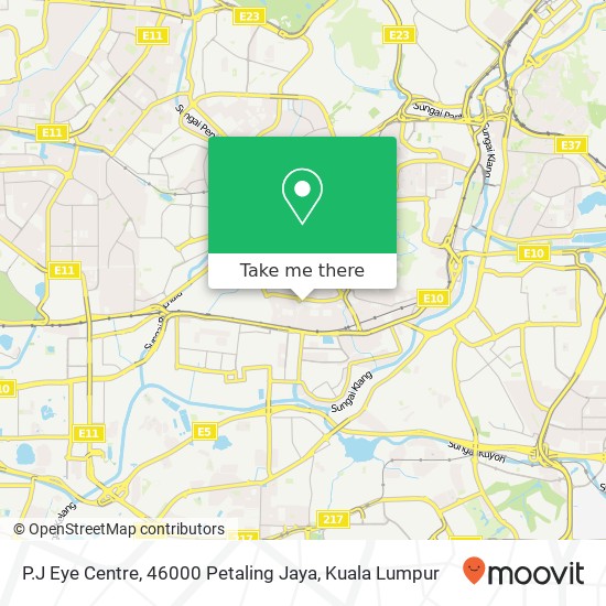 P.J Eye Centre, 46000 Petaling Jaya map