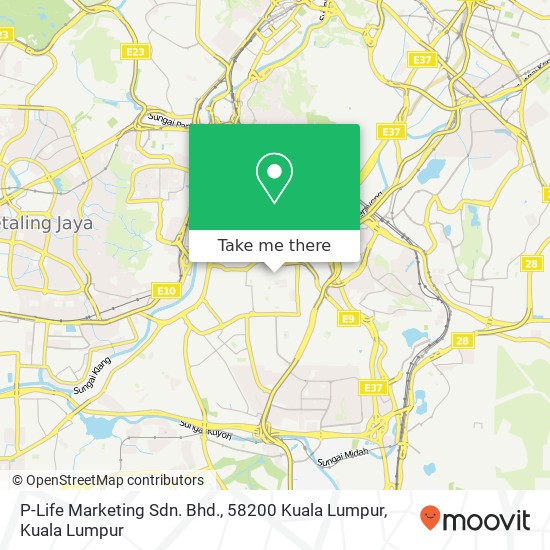 P-Life Marketing Sdn. Bhd., 58200 Kuala Lumpur map