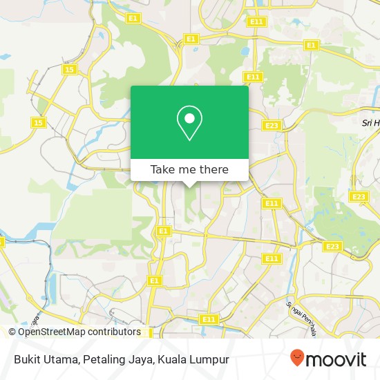 Bukit Utama, Petaling Jaya map