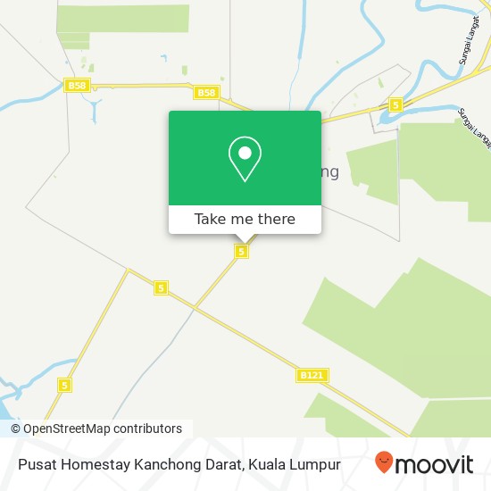 Pusat Homestay Kanchong Darat map