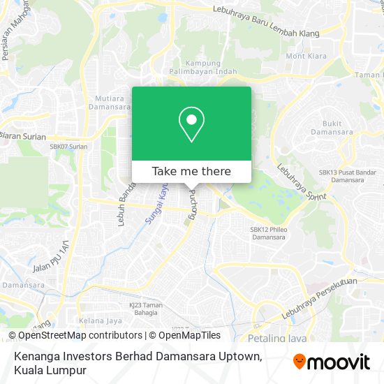 Peta Kenanga Investors Berhad Damansara Uptown