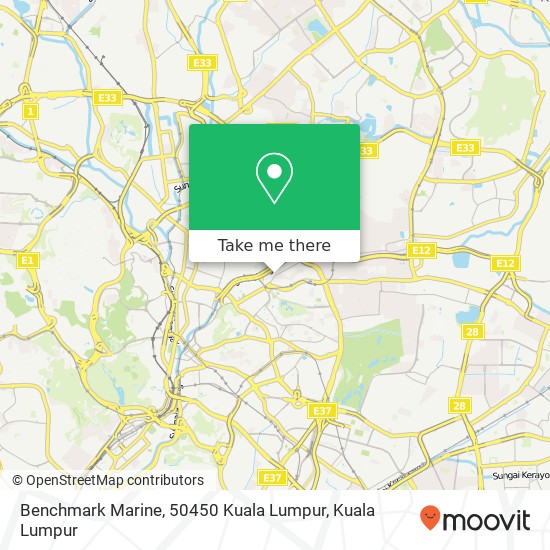 Peta Benchmark Marine, 50450 Kuala Lumpur
