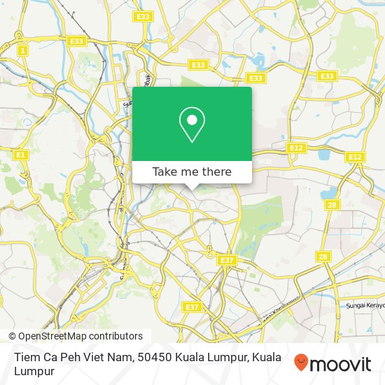 Peta Tiem Ca Peh Viet Nam, 50450 Kuala Lumpur