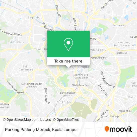 Peta Parking Padang Merbuk