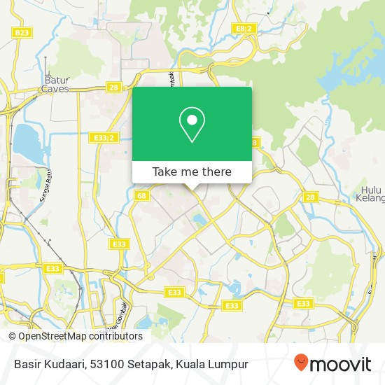 Basir Kudaari, 53100 Setapak map