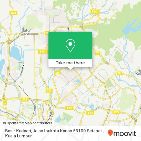 Basir Kudaari, Jalan Ibukota Kanan 53100 Setapak map