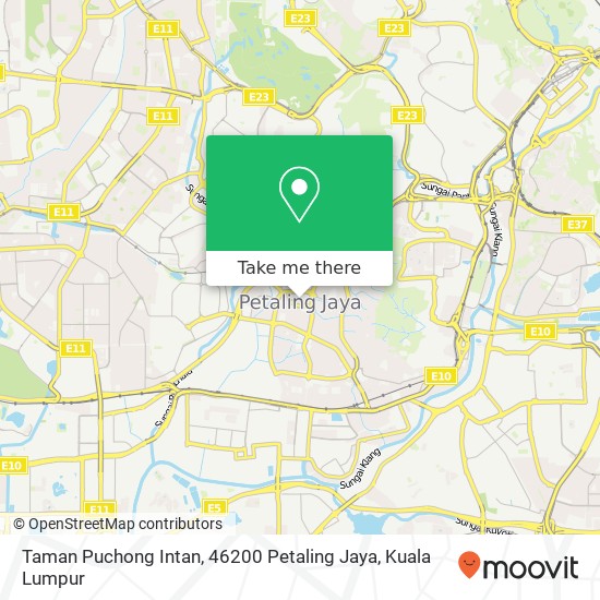 Taman Puchong Intan, 46200 Petaling Jaya map