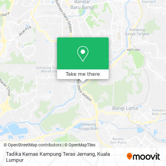 Tadika Kemas Kampung Teras Jernang map