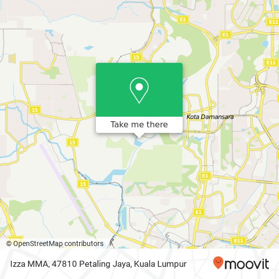 Izza MMA, 47810 Petaling Jaya map