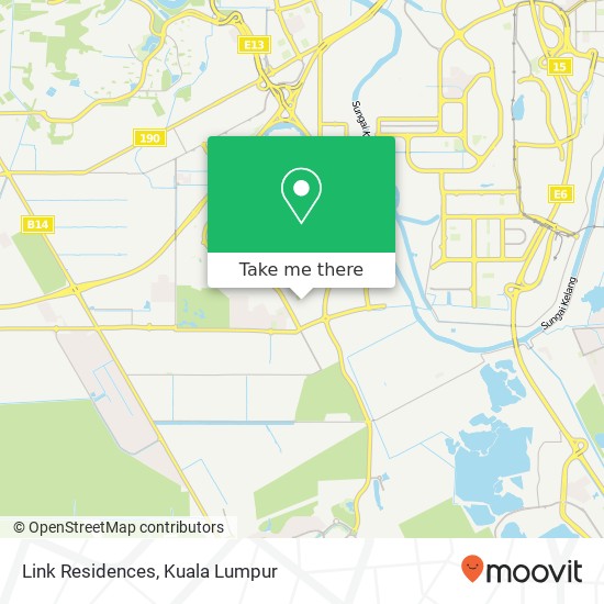 Link Residences map